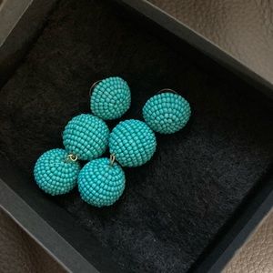 Beaded drop earrings